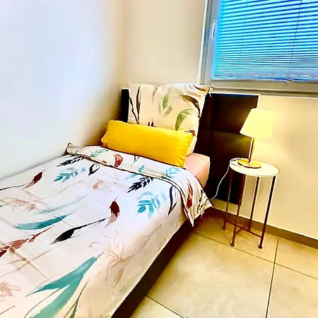 River View Near Frankfurt - 3 Rooms-4 Beds & 1 Sofa Bed -air Condition- Private Parking Lägenhet Hainburg