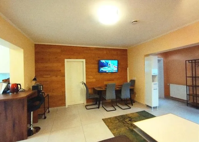 River View Near Frankfurt - 3 Rooms-4 Beds & 1 Sofa Bed -air Condition- Private Parking Appartement