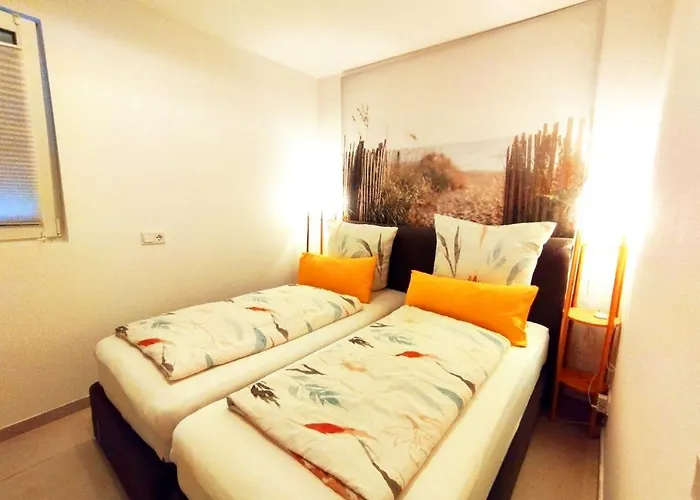 Appartement River View Near Frankfurt - 3 Rooms-4 Beds & 1 Sofa Bed -air Condition- Private Parking *